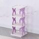 Полиця для взуття та речей на 3 яруси Shoe rack Фіолетова