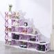 Полиця для взуття та речей на 3 яруси Shoe rack Фіолетова