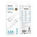 Кабель для заряджання 15W USB BOROFONE BX121 USB-Type-C 3A 1м Білий