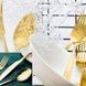 Набір столових приладів на 6 персон 24 предмети в коробці Золотий