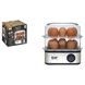 Яйцеварка электрическая автоматическая 500Вт Egg Boiler R.0073 RAF Серая с черным