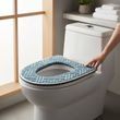 Чехол-сидение на унитаз Toilet seat cover AND 03 Синий