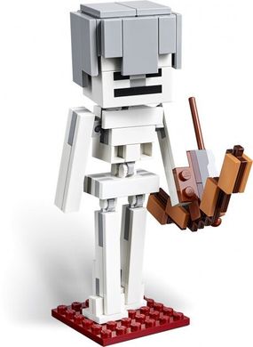 Конструктор Bela My World Minecraft 142 деталі "Скелет з кубом магми"