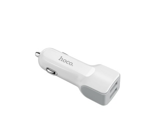 Адаптер HOCO CAR USB DOUBLE Z 23 (білий)