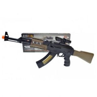 Автомат іграшковий зі світловими та звуковими ефектами World Of Gun Чорний