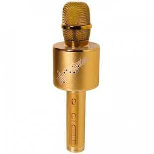 Караоке-мікрофон DM Karaoke YS 66 Bluetooth Золотий