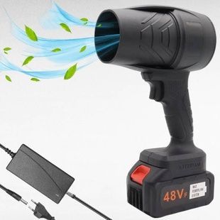 Воздуходувка аккумуляторная ручная 48V Черная