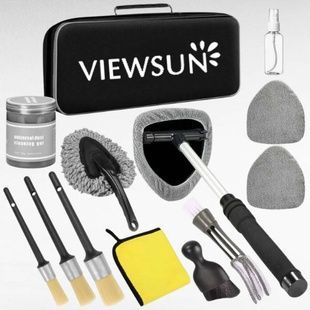 Набір для миття автомобіля 13 предметів Viewsun Сірий