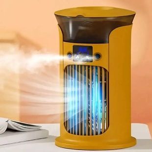 Вентилятор-охладитель с резервуаром для воды Spray air cooler LY-940 Желтый