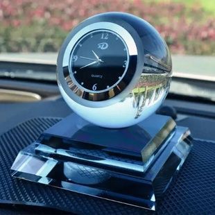 Ароматизатор автомобільний Кристал з годинником Vert-04