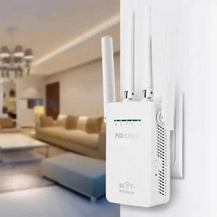Усилитель WI-FI репитер 4 антенны 9Q Белый