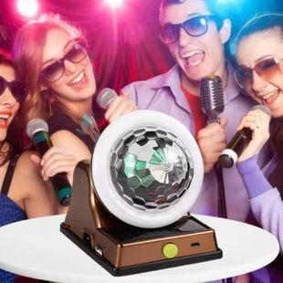 Диско-шар мини настольный 3888 Multifunctional table lamp 360 Золото
