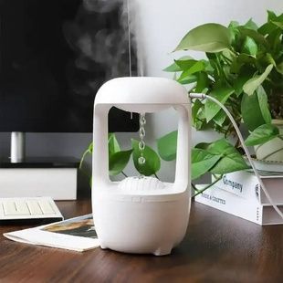 Увлажнитель воздуха с 3D эффектом воды Anti-gravity water drop humidifier