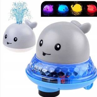 Игрушка двигающаяся музыкальная для ванной Кит Серая