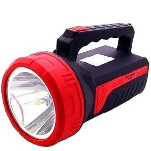 Фонарь аккумуляторный GS-2656 Gold Silver Черный с красным