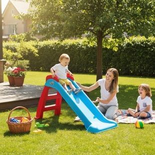 Гірка для катання 120см Technok Toys 8065 Блакитна