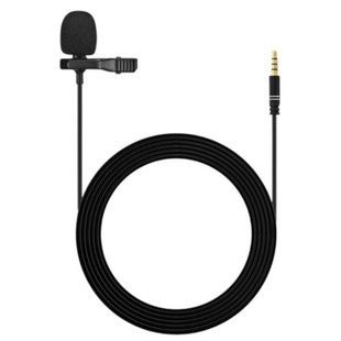 Микрофон петличный для смартфона KM-002 3.5 mm TRSM Levalier MicroPhone Черный