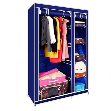 Складной тканевый шкаф Storage Wardrobe 68110 Синий