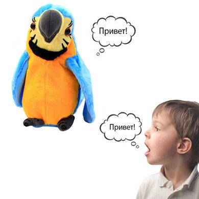 Інтерактивна іграшка Папуга - повторюха Блакитний