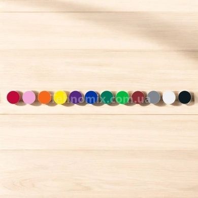 Маркеры акварельные 12шт с печаткой в белом ведре Water color pen 638-12