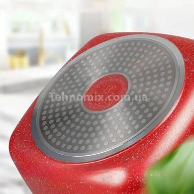 Каструля квадратна з кришкою 2,7л 20см Top Kitchen TК00054 Червона