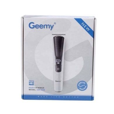 Тример для стрижки волосся акумуляторний GEEMY-6256 Білий