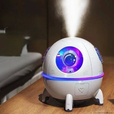 Зволожувач повітря Астронавт з підсвічуванням портативний Space Capsule Humidifier