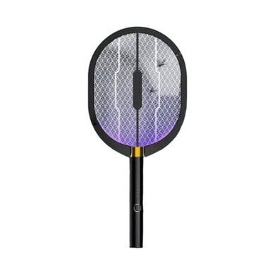 Мухобійка електрична акумуляторна 1200 мАг 5Вт USB Mosquito Swatter Чорна