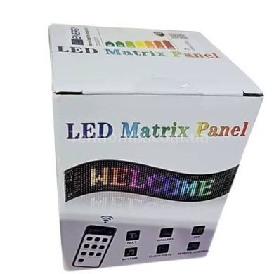 Гибкая LED-панель с запрограммированной анимацией Глазки 16*96 LED 59,5*12 см с пультом АРР Matrix Panel Fullcolor PLUS