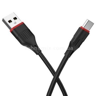Кабель для зарядного пристрою 1м Type-C BOROFONE BX17-TypeC Чорний