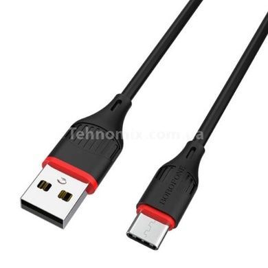 Кабель для зарядного пристрою 1м Type-C BOROFONE BX17-TypeC Чорний