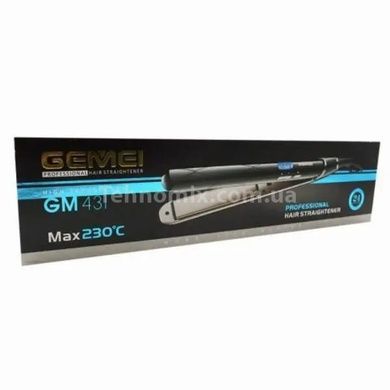 Праска для випрямлення волосся Gemei GM-431 з регулятором температури