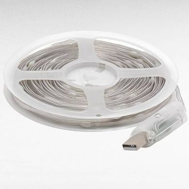 Стрічка світлодіодна з додатком для смартфона та пультом керування 10м USB Biom RGB 3939BT Біла