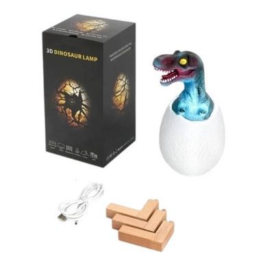 Ночник с подсветкой Динозавр в яйце Тираннозавр-рекс RGB USB Remote Dinosaur light