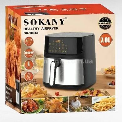 Аерофритюрка 7л 1800Вт Sokany SK-10048 Чорна