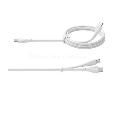 Кабель для зарядки 60W BOROFONE BX121 Type-C/Type-C 1м Белый