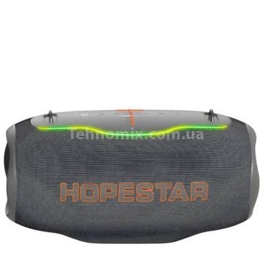 Колонка з мікрофоном акумуляторна 24000 mAh 186х404мм Hopestar H86 180W Сіра