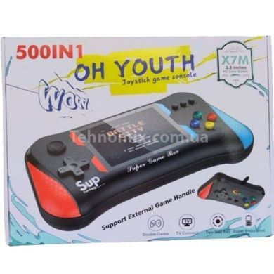 Игровая портативная консоль+джойстик (проводной) 500 игр экран 3,5 X7M