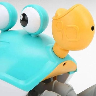 Интерактивная игрушка краб-беглец USB Бирюзовый