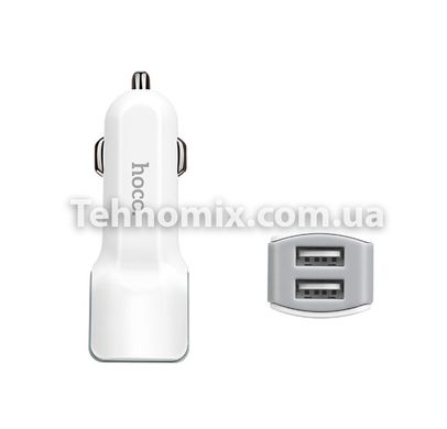 Адаптер HOCO CAR USB DOUBLE Z 23 (білий)