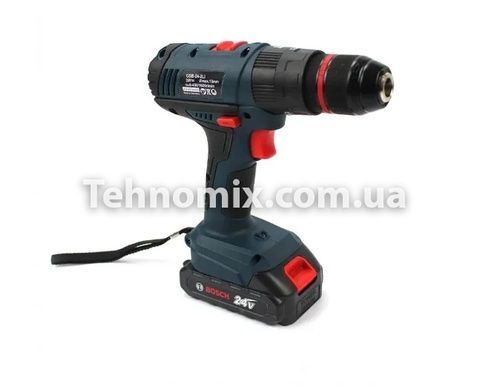 Шуруповерт акумуляторний BOSCH GSB-24-2LI з набором інструментів