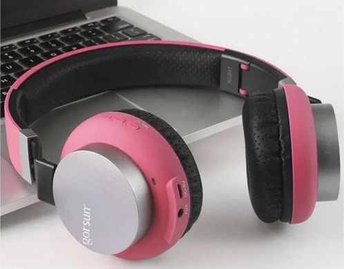 Бездротові Bluetooth Стерео навушники Gorsun GS-E89 Червоні