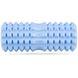 Ролик масажний для йоги, фітнесу (спина та шия) OSPORT (33*14 см) Блакитний