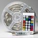 Стрічка світлодіодна з додатком для смартфона та пультом керування 10м USB Biom RGB 3939BT Біла