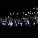 Гирлянда роса линейная Мишура пушистая с пультом 5м 150LED 220V 4492 AND 16-3 Медная проволока, белый свет