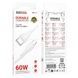 Кабель для зарядки 60W BOROFONE BX121 Type-C/Type-C 1м Белый