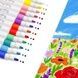 Набір акрилових маркерів 24шт у прозорому боксі Acrylic Marker MAP-03