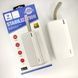 Power bank на два виходи 30000 mAh INKAX PB-03A Білий