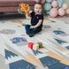 Термоковрик развивающий детский Прогулка и Дорожные путешествия-Ростомер 180*200*1см
