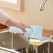 Щетка для уборки и мытья аккумуляторная Folding cleaning brush Голубая